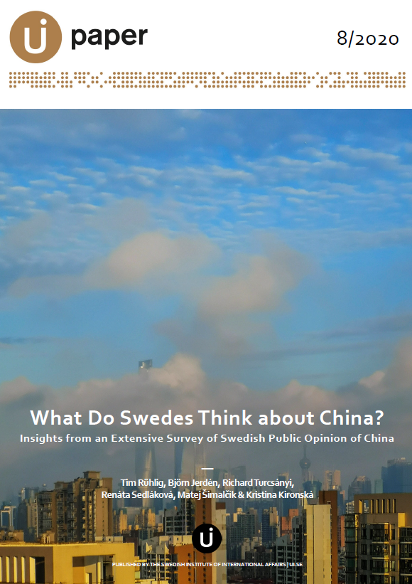 What Do Swedes Think about China? Insights from an Extensive Survey of Swedish Public Opinion of China
