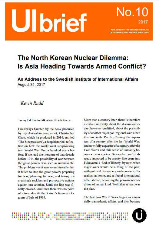 The North Korean Nuclear Dilemma: Is Asia Heading Towards Armed Conflict?