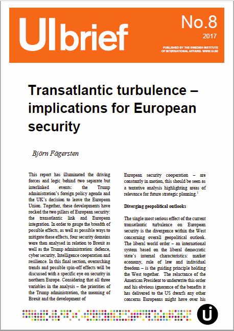 Transatlantic turbulence – implications for European security