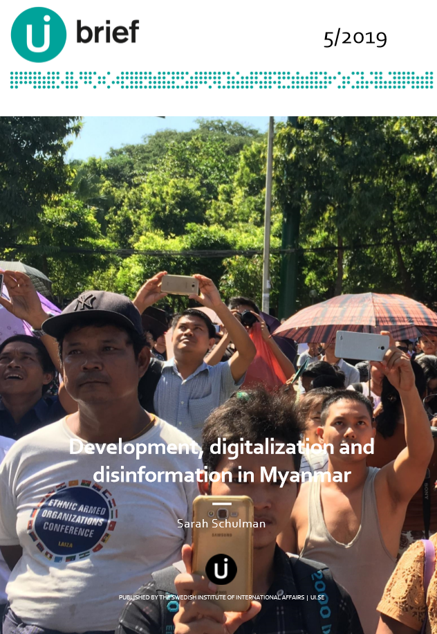 Development, digitalization and disinformation in Myanmar