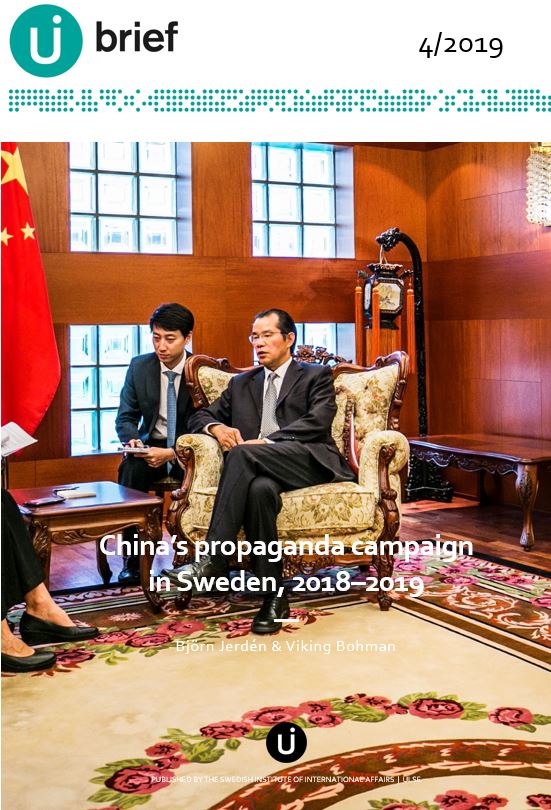 China’s propaganda campaign in Sweden, 2018–2019
