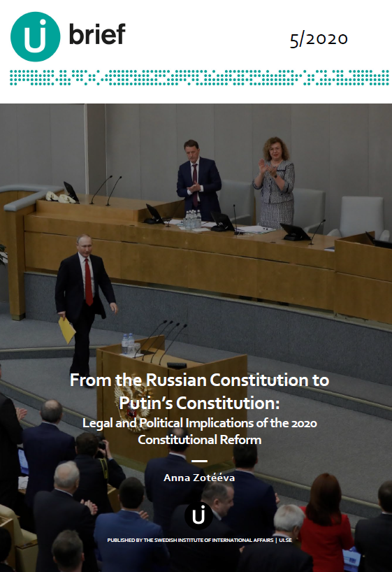 From the Russian Constitution to Putin’s Constitution: Legal and Political Implications of the 2020 Constitutional Reform