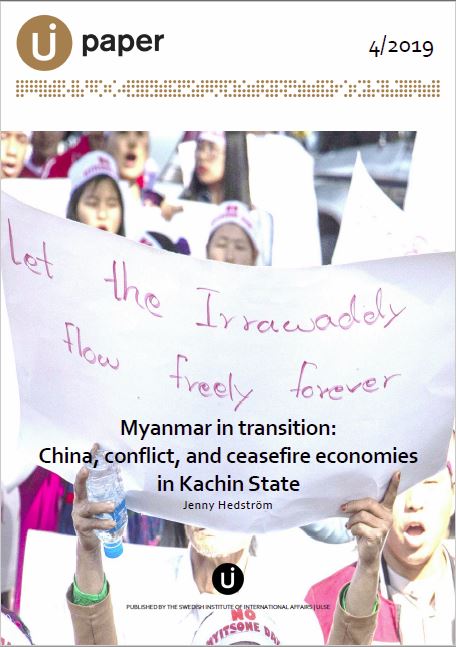 Myanmar in transition: China, conflict, and ceasefire economies in Kachin State
