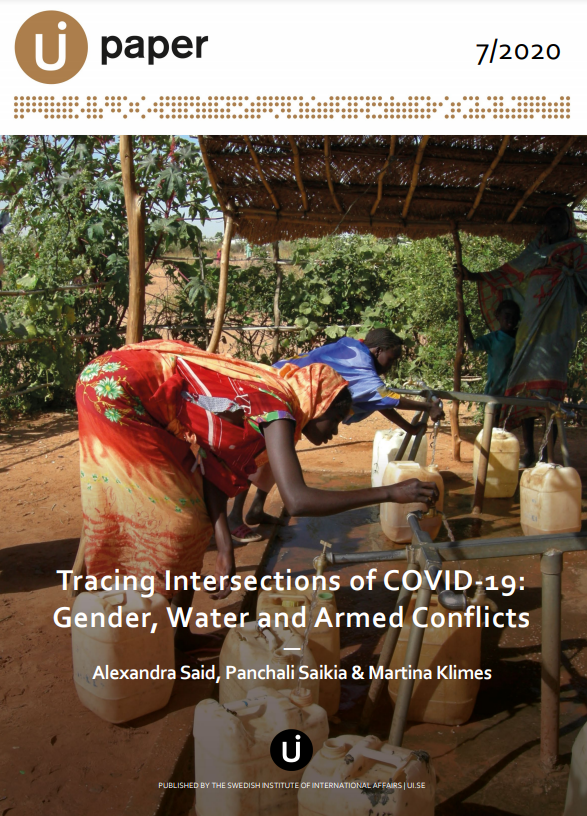 Tracing Intersections of COVID-19: Gender, Water and Armed Conflicts