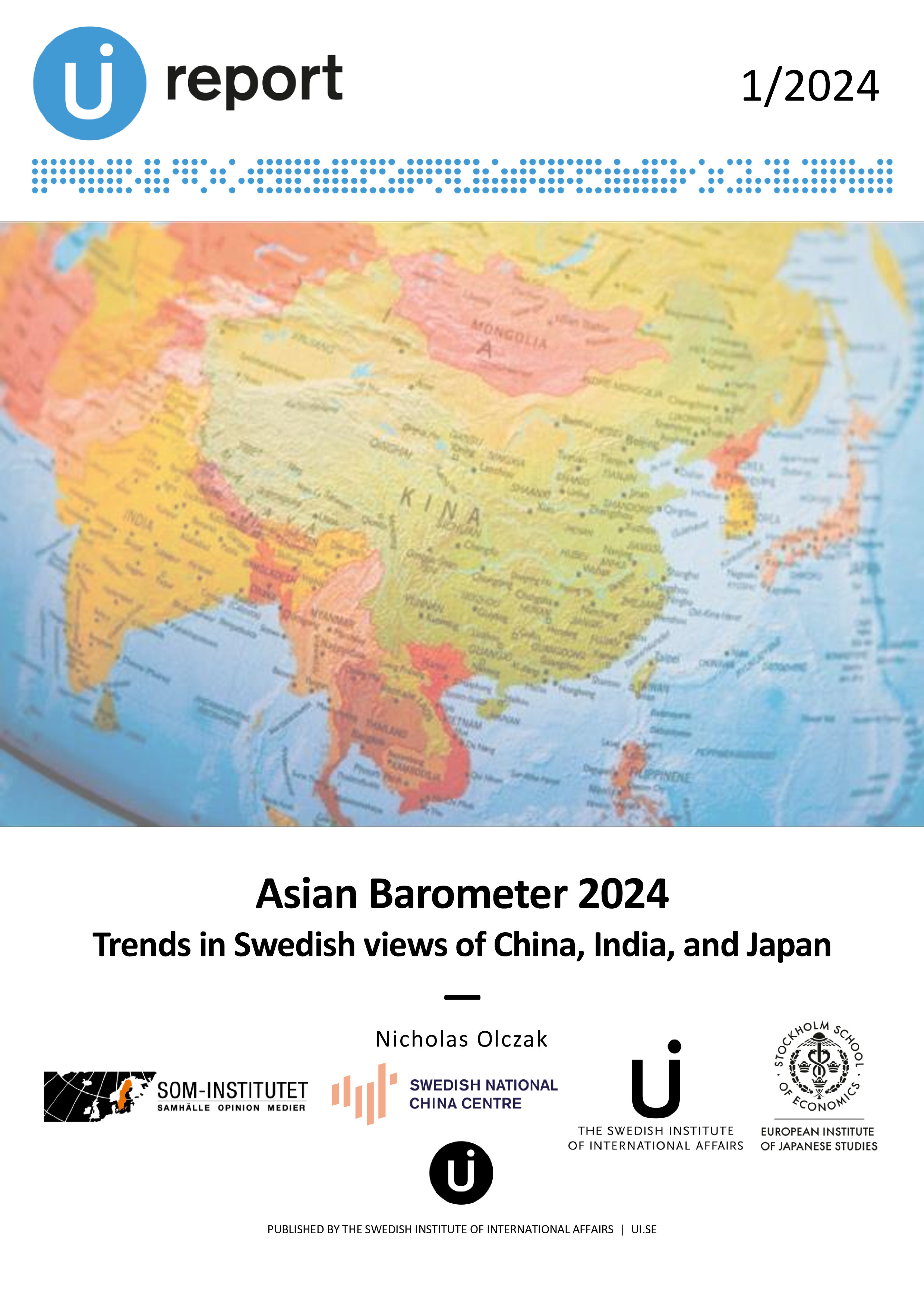 Asian Barometer 2024: Trends in Swedish Views of China, India, and Japan