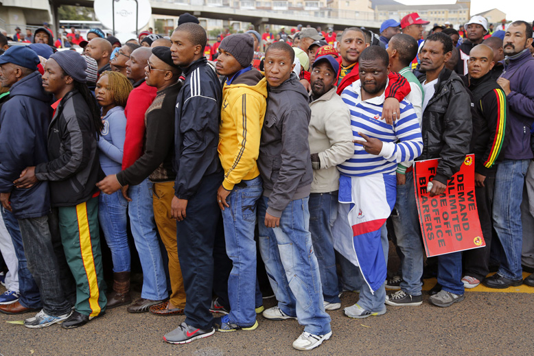 sydafrika strejk